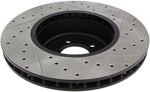 Sport Drilled/Slotted Brake Rotor StopTech 127.34071R (Front Right), 1 Pack
