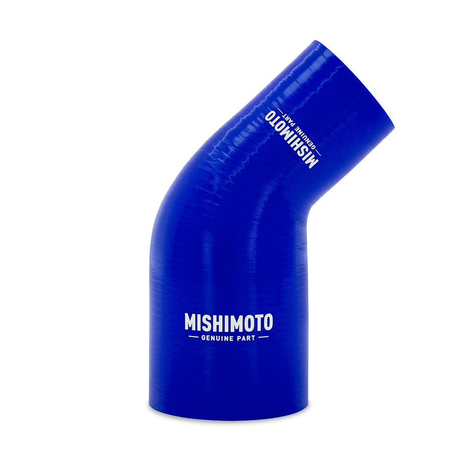 Mishimoto 45-Degree MMCP-R45-2030BL Silicone Transition Coupler, 2.00" to 3.00", Blue