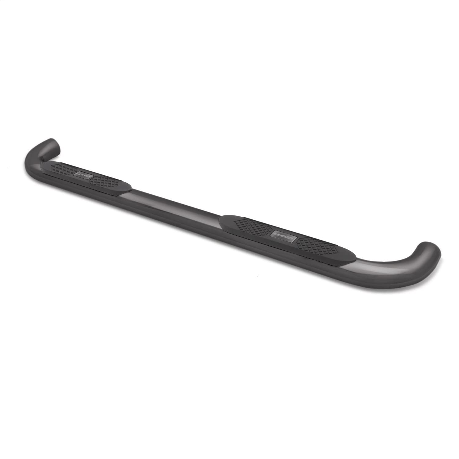 Lund 23491908 4" Black Steel Oval Bent Nerf Bars for 2015-2018 Ford F-150, 2017-2018 Super Duty F-250, F-350, F-450, F-550 SuperCrew
