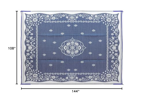 Oriental Camco 42851 Awning Leisure Mat-Blue 9' X 12'