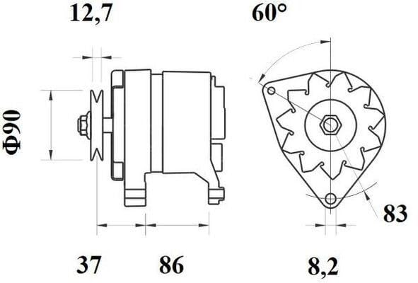 Alternator Mahle - MG110