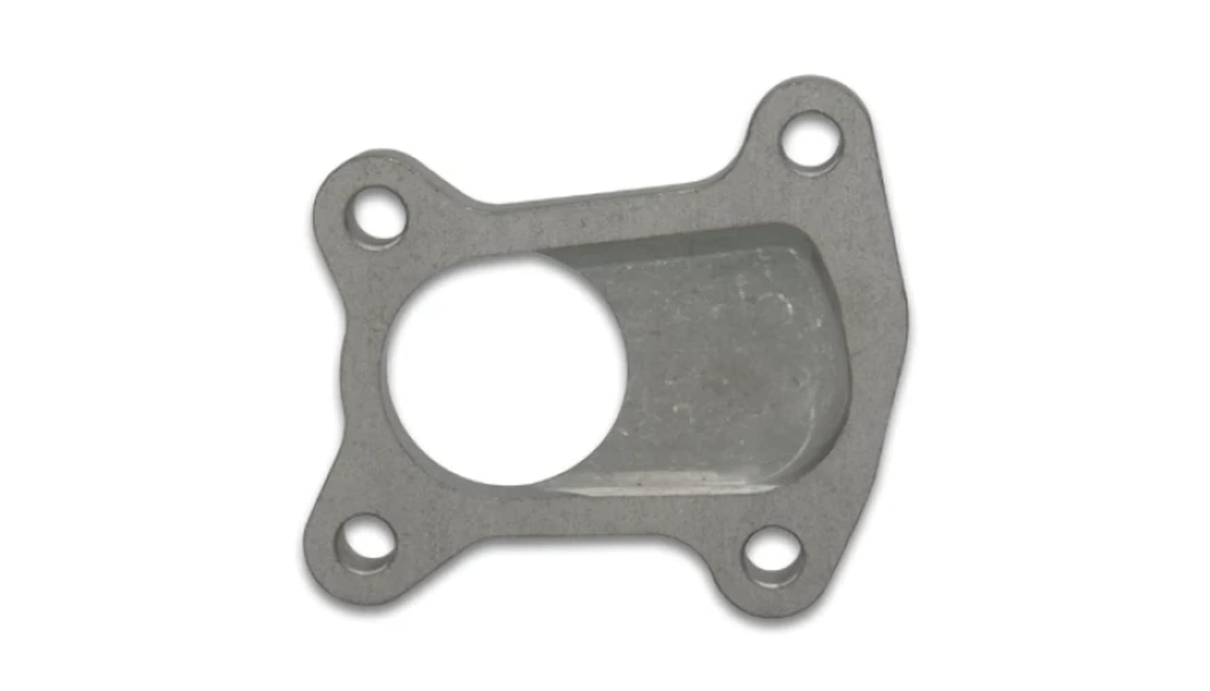 Turbocharger Vibrant Power 19855 OUTLET Flange, 4-Bolt, Cavity Back Design, fits Garrett GT1241, 304 Stainless Steel, Natural, each