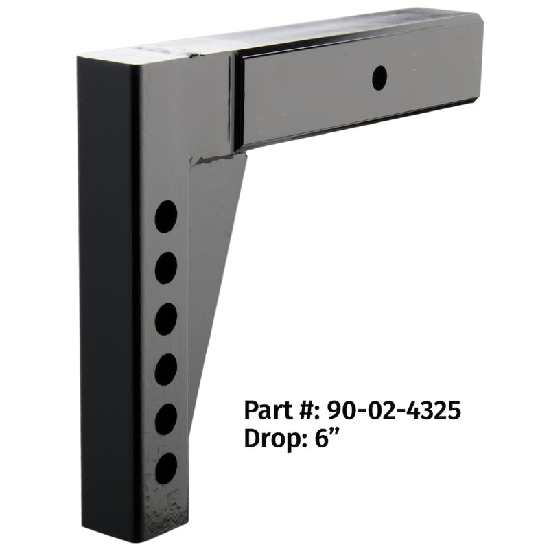 Equal-i-zer 90-02-4900 Drop Shank Specialty 2 1/2 Inch Square - 6 Inchdrop/10 Inch Rise x 12 Inch Length