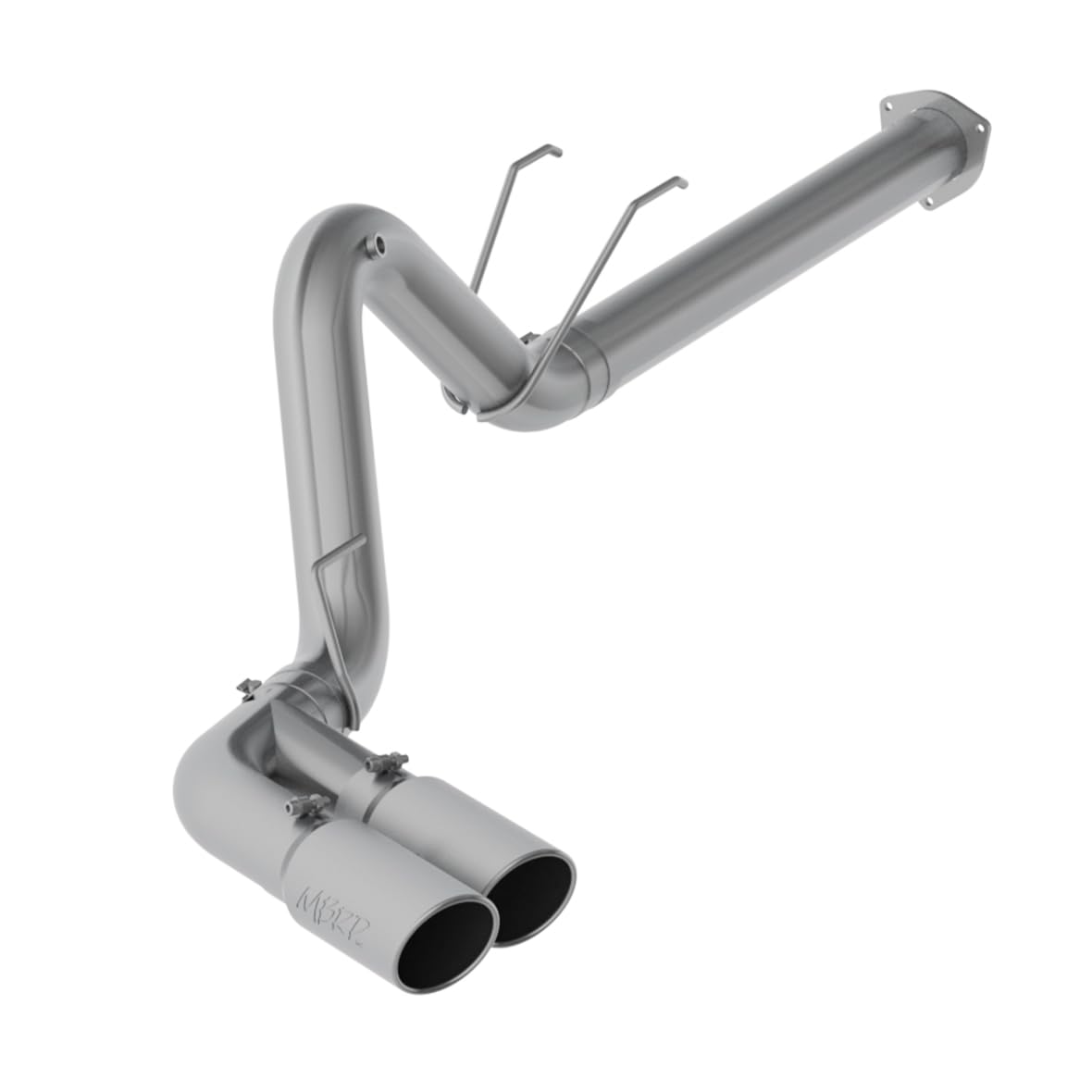 4" MBRP Filter-Back Single Side Dual Exit Exhaust System S6290AL (2017-Up F-250/350/450 6.7L), Aluminized