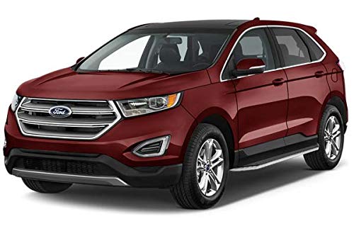 Premium Black Horse Running Boards Compatible with 2015-2023 Ford Edge-PR-EDGE15