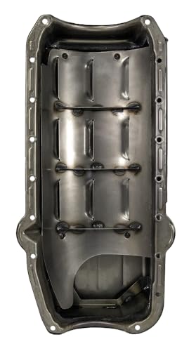 Moroso Steel Drag Race Oil Pan 21015, Fits Small Block Chevy Pre-80 Block Inc. Dart Little M, 8" Depth