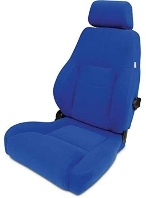 Blue Velour ProCar by Scat 80-1200-65L Racing Elite Lumbar Recliner Left Seat