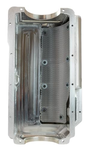 Moroso 20395 Aluminum Dry Sump Oil Pan 2 Piece, Fits SBF 351W w/Energy Block, 4 Pick ups