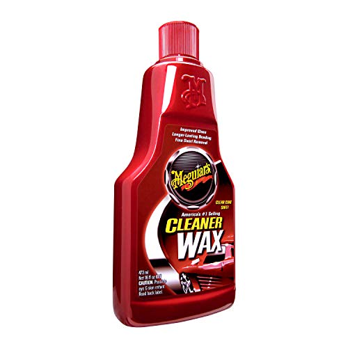 Meguiar's Liquid Cleaner Wax - Car Wax, Cleans, Polishes and Protects Your Vehicle - Easy to Use, Long-lasting Shine - 16 Oz
