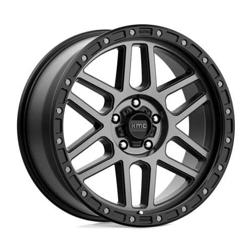 KMC Wheels 17X9 MESA 5X5.05.71 18mm SATIN BLACK WITH GRAY TINT - KM54479050418