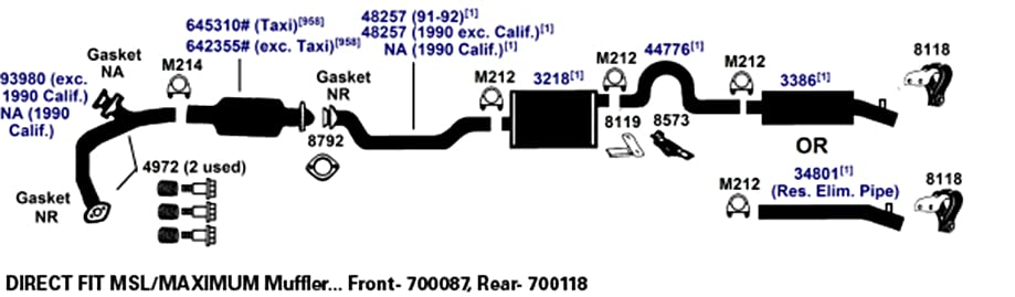 700087 AP Exhaust Products Muffler Exhaust