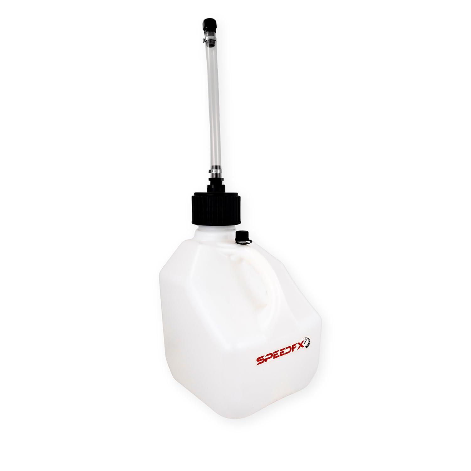 Speedfx 8731 Liquid Storage Container, Square Shape, 3 Gallon Capacity, White, Plastic