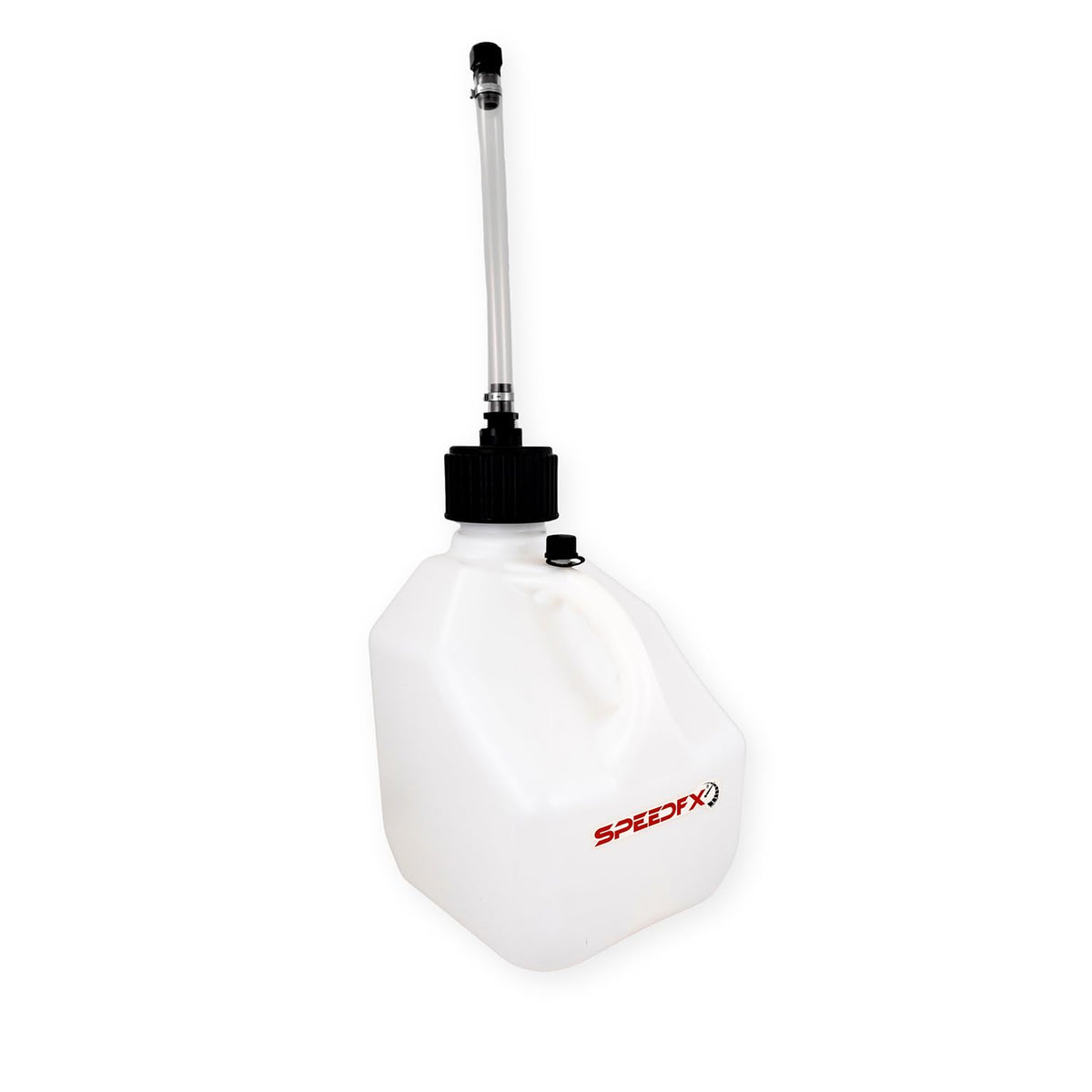 Speedfx 8731 Liquid Storage Container, Square Shape, 3 Gallon Capacity, White, Plastic