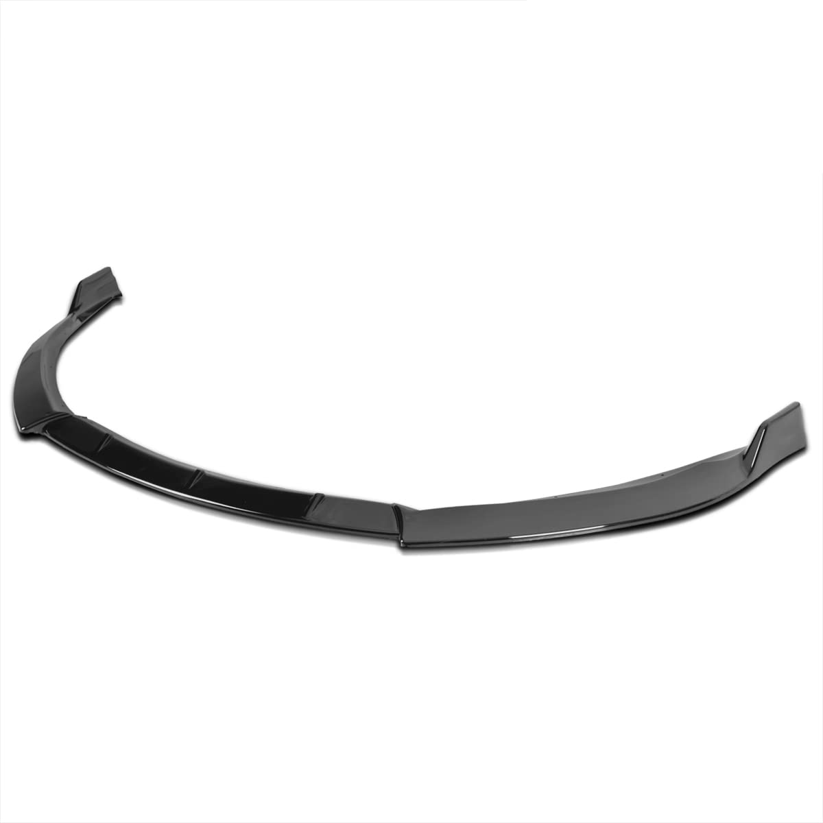 Front Bumper Lip Kit Spoiler Splitter Spec-D Tuning Glossy Black Compatible with Toyota Corolla L/LE 2014-2016