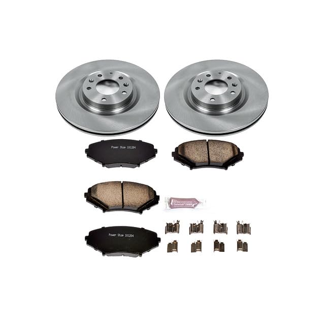 Power Stop Autospecialty KOE3026 Front Replacement Brake Kit-OE Brake Rotors & Ceramic Brake Pads