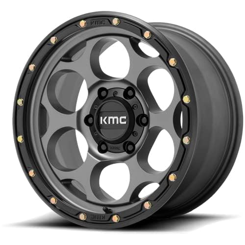 KMC Wheels KM541 17X9 5X5.0 Dirty Harry S-GRY BLK-LP -12MM