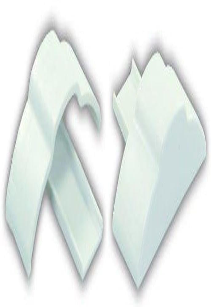 Full JR Products Extrusion End Cap Set - 3/4" x 1-7/8" x 3/8"