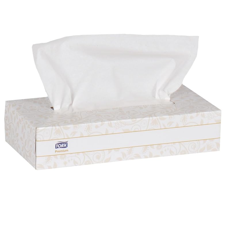 Premium Tork Facial Tissue Flat Box