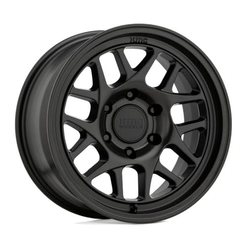 BULLY KMC Wheels 16X8 5X5.04.5 0mm SATIN BLACK - KM71768050700