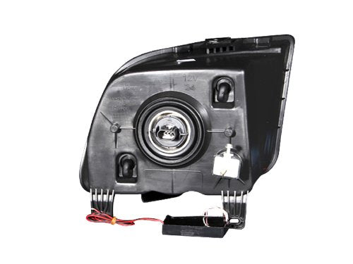 Ford Mustang Anzo USA 121033 Black With Halo Ccfl Headlight Assembly - (Sold in Pairs)