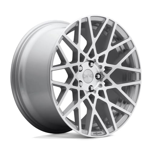 19x8.5 Rotiform blq 5x112 45et 66.56mm gloss silver machined wheel
