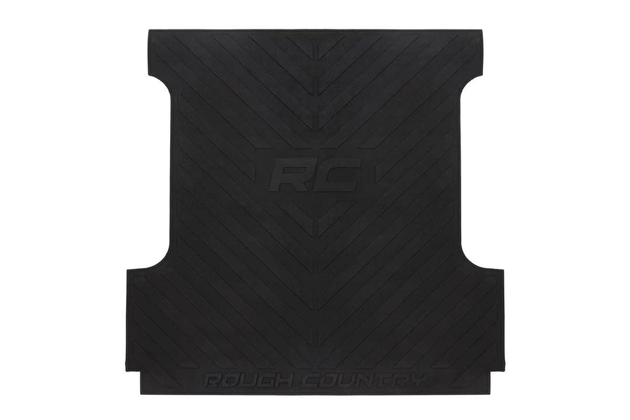 Rubber Bed Mat Rough Country for 2007-2018 Ram Truck | 5'5" Bed - RCM678,Black