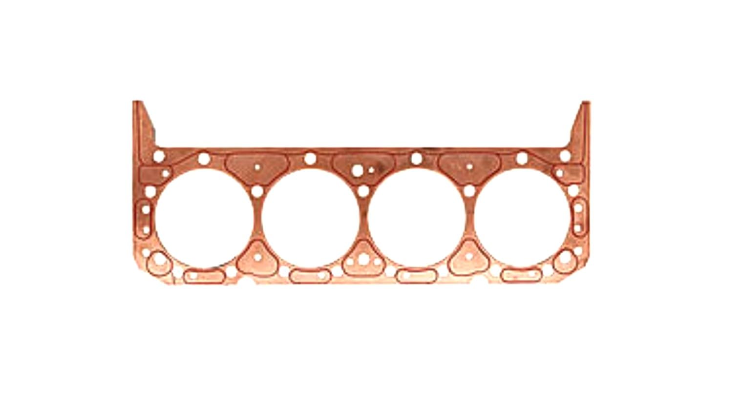 Cylinder Head Gasket, SCE GASKETS ICS Titan, 3.305 in Bore, 0.043 in Compression Thickness, Copper, Honda B-Series, Each