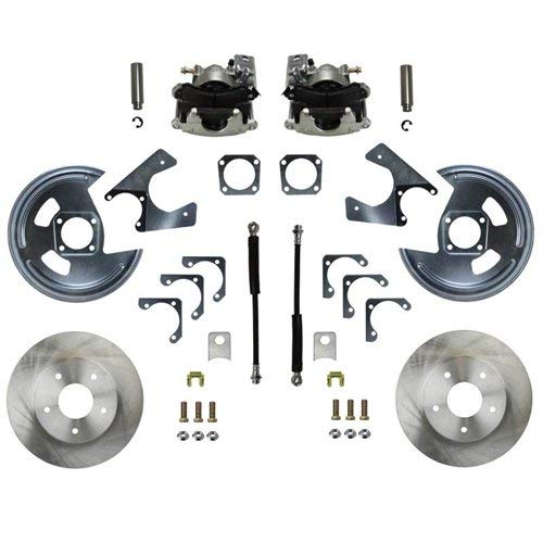 Rear Disc Brake Conversion Kit Leed - Gm 10 and 12 Bolt Axles 5 X4.75 Non Staggered Shocks