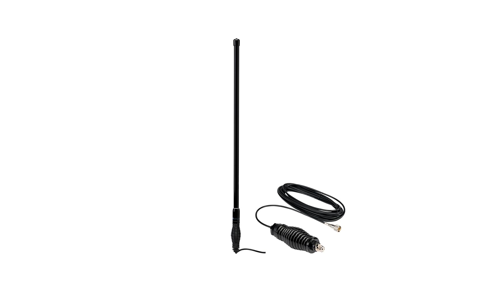 MXAT05VP-3dB Midland Heavy-Duty Bull Bar Antenna Spring Base Micromobile - 28.5” with 462-468 MHz Frequency - Long Range GMRS Communication - Overlanding Off-Roading - Easy to Install
