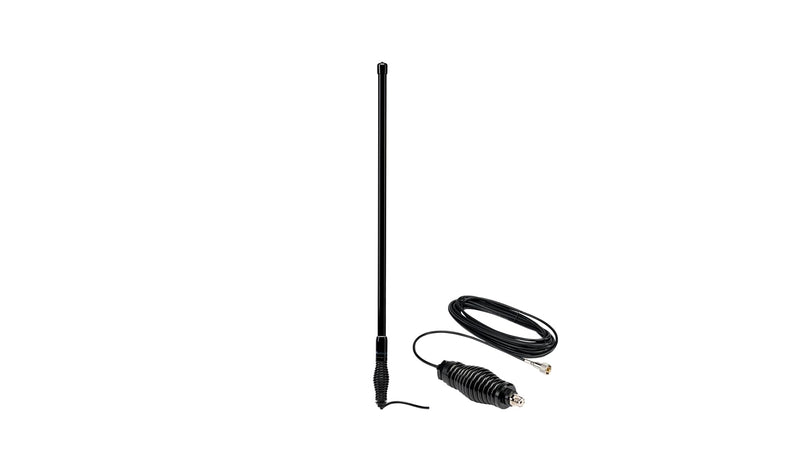MXAT05VP-3dB Midland Heavy-Duty Bull Bar Antenna Spring Base Micromobile - 28.5” with 462-468 MHz Frequency - Long Range GMRS Communication - Overlanding Off-Roading - Easy to Install