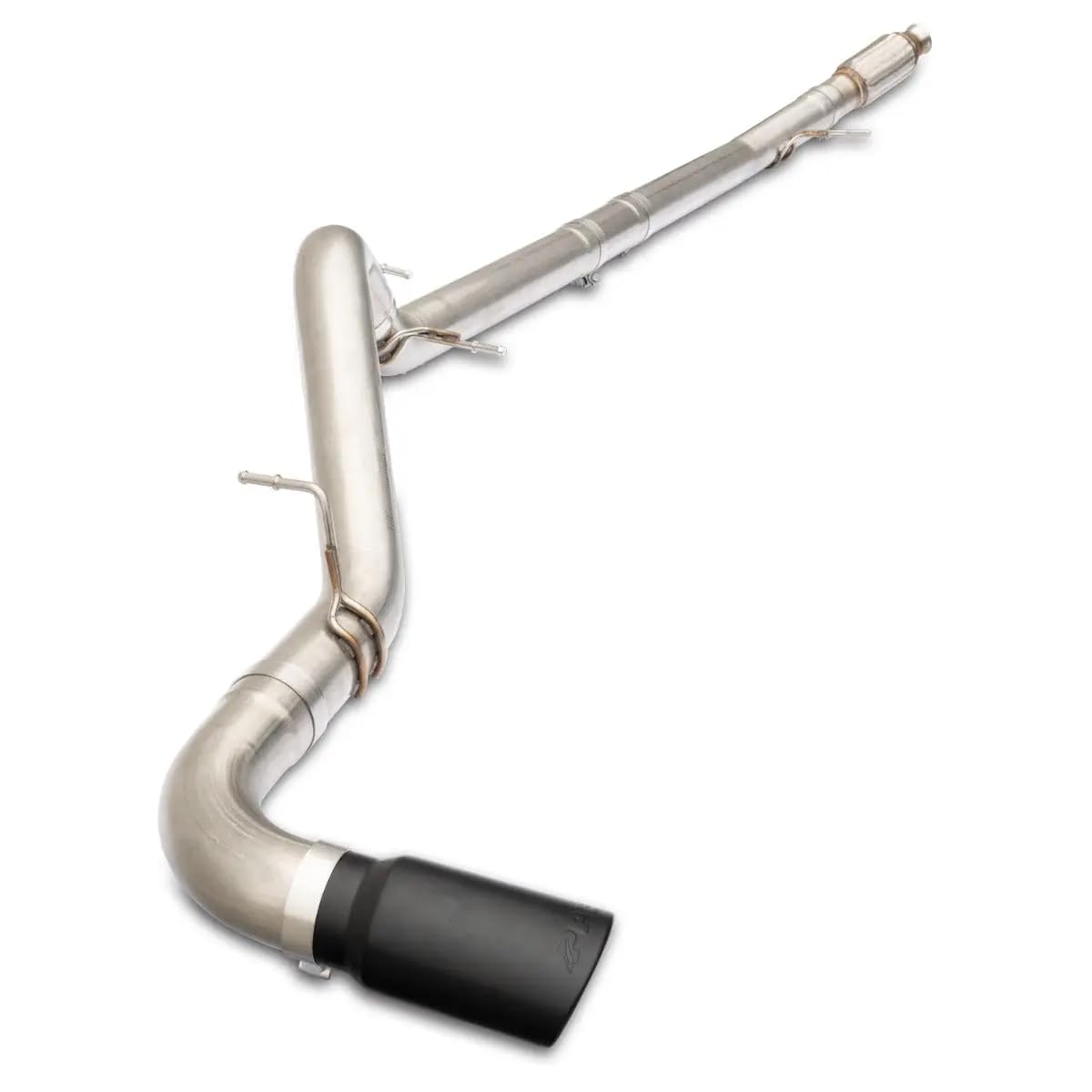 304 Stainless Steel Cat-Back Performance Exhaust Kit 2020-2022 GM 3.0L Duramax - Single Exit Raw Tubes Polished Tips