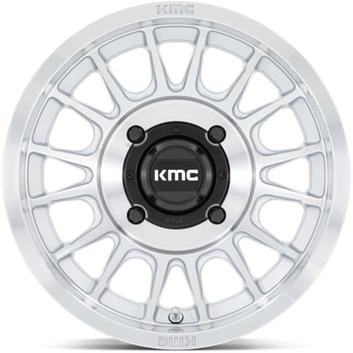 KMC KS138 Powersports 15X7 4X137 SLV-MACH-FC 10MM - KS138SD15704810