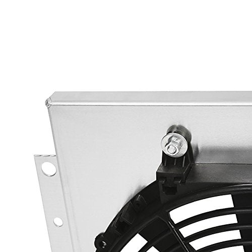Mishimoto Performance Aluminum Fan Shroud with Fan Controller Kit MMFS-CHE-65K fits Chevrolet Chevelle, 1965-1967