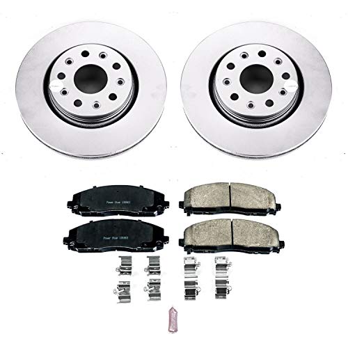 Power Stop CRK7940 Geomet® Coated Front Brake Kit For Jeep Gladiator 2020-2023, Jeep Wrangler 2018-2022 [Model Specific]