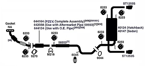 Muffler AP Exhaust 40124 (Welded Assembly)