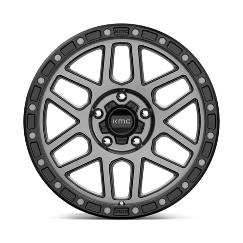 KMC Satin Black MESA with Gray Tint Wheel (0 x 0. inches /5 x 150 mm, 25 mm Offset)