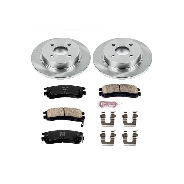 Power Stop KOE5133 Rear Replacement Brake Kit-OE Brake Rotors & Ceramic Brake Pads For Saturn SC1, Saturn SC2, Saturn SL, Saturn SL1, Saturn SL2, Saturn SW1, Saturn SW2 [Model Specific]