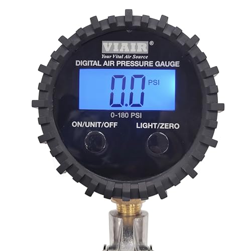 Digital Inflation Kit Viair 00044 with 2.5" Digital Tire Gun, 30' Hose and Carry Bag