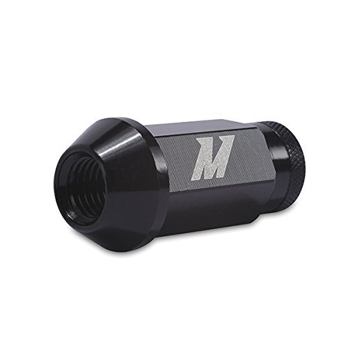 Mishimoto Aluminum Locking Lug Nuts MMLG-1220-LOCKBK, 1/2" x 20, Black