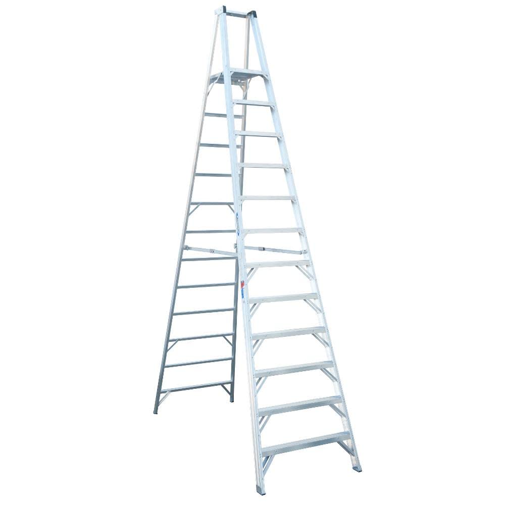 Platform Ladder Werner (P412), Aluminum