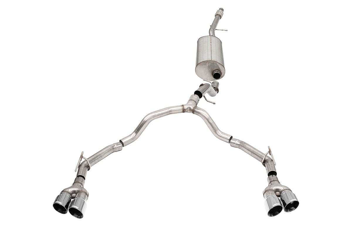 3.0 in Cat-Back Sport DRE 4.0 in Twin Tips | 2021-2024 Chevrolet Suburban, GMC Yukon XL 5.3L (21128)