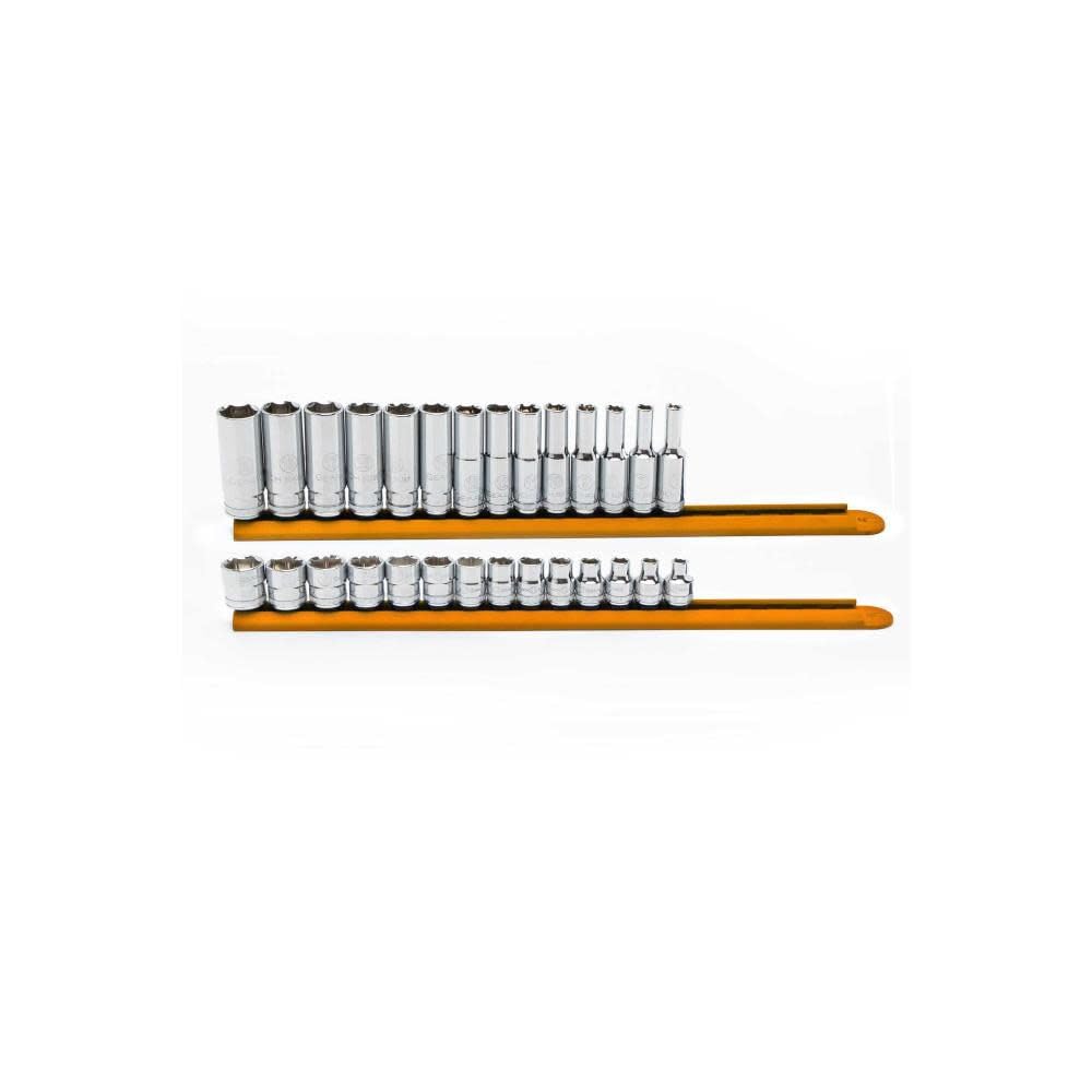 Set GEARWRENCH - SKT Std/Dp Met 3/8Dr 28Pc (86540)