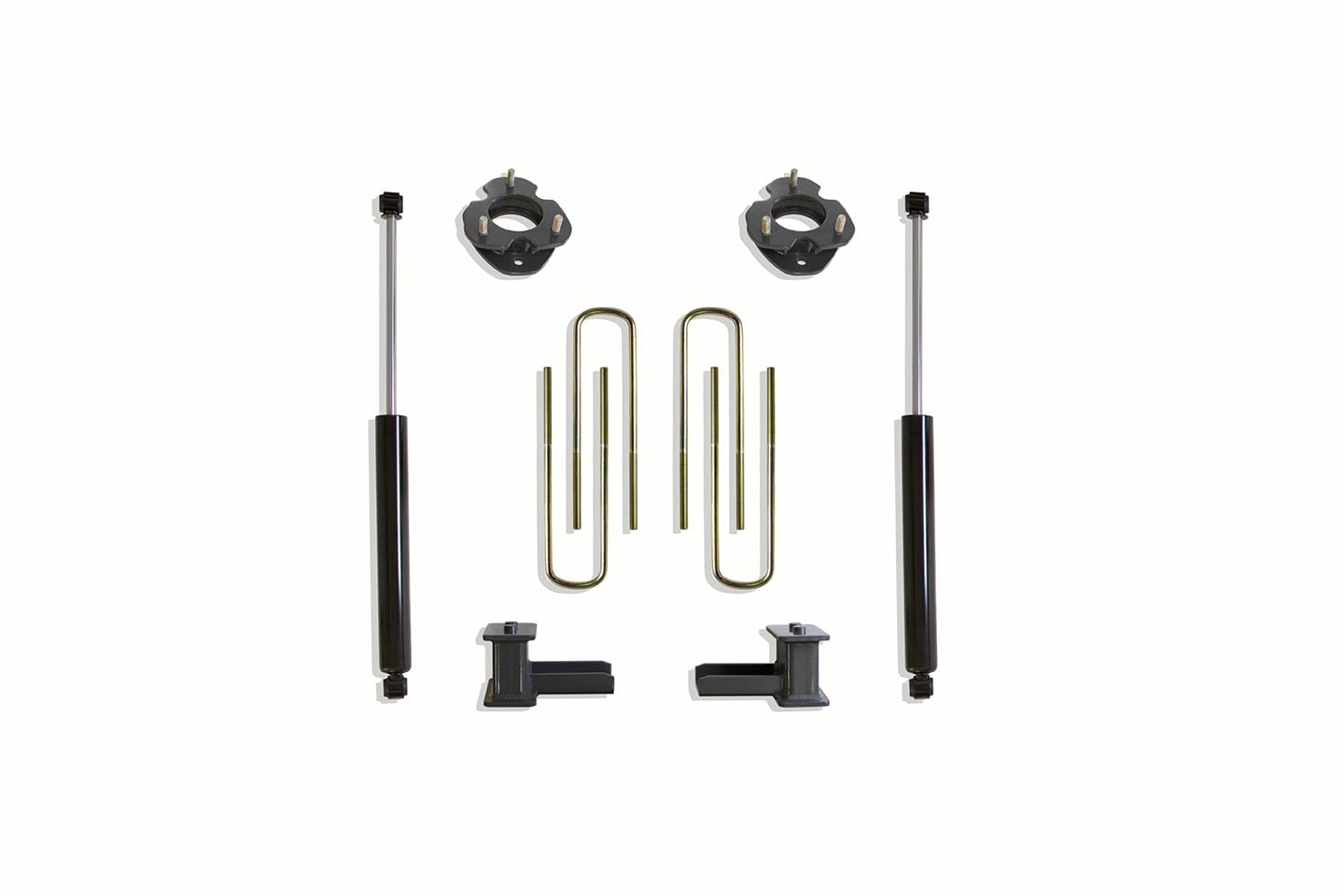 Part# 904140 MaxTrac SUSPENSION'S is A 5" Rear Box KIT Including 2.5" Lift STRUT SPACERS, 4" Lift Blocks, U-Bolts & A Pair of MAX TRAC Rear Shocks