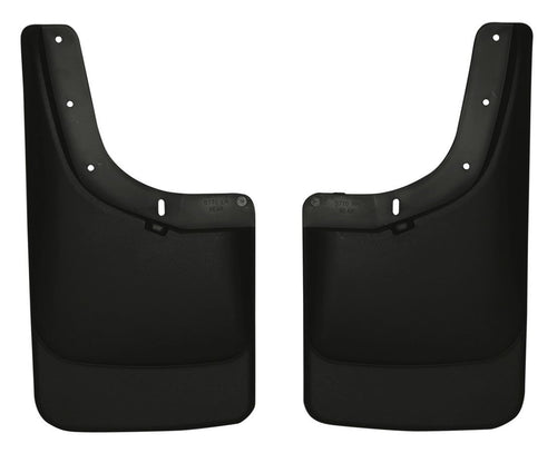 Rear Mud Guards - Husky Liners | 2004-2012 Chevrolet Colorado/GMC Canyon w/o Flares, Rear Set - Black, 2 Pc. | 57701