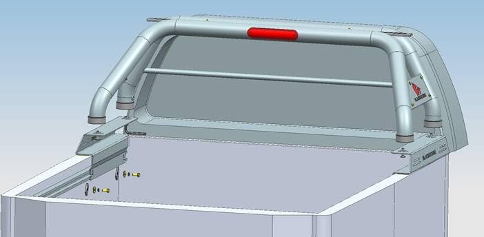 CLASSIC Black Horse Roll Bar Black Compatible with 19-24 Ram 1500 Excludes CLASSIC models-RB002BK