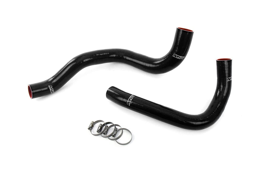 High Temp HPS Reinforced Silicone Black Radiator Coolant Hose Kit, 57-2129-BLK