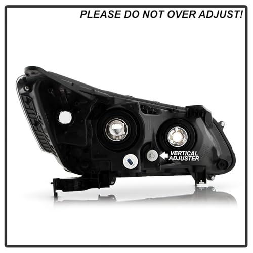 Honda Accord Spyder (xTune) 13-15 Sedan Halogen w/LED DRL (Don‘t Fit Xenon HID) Projector Headlights - OE Left