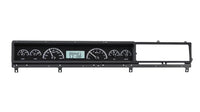 Dakota Digital VHX-66F-FAR-K-W Analog Gauge Dash System Compatible with Ford 1966-67 Fairlane Car Black Alloy White