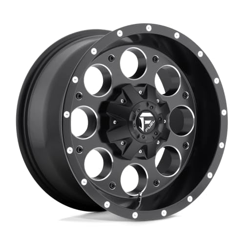 D525 REVOLVER FUEL OFF-ROAD 16X8, 5X4.5/5.0, 4.54, 1mm MATTE BLACK MILLED - D52516802645