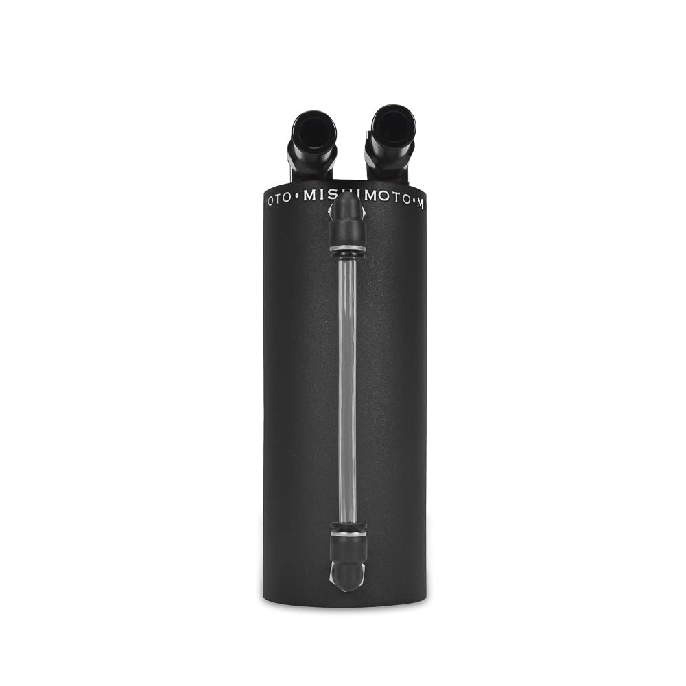 Mishimoto Aluminum Oil Catch Can - Small Black Wrinkle